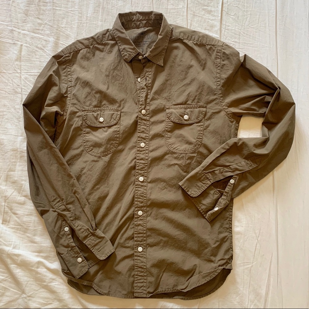 Lucky Brand Slim-Fit Surf Wash shirt